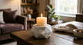 Marble Geo Candle Holder